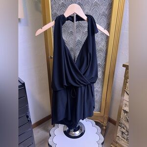 Black Halter Top Swimsuit